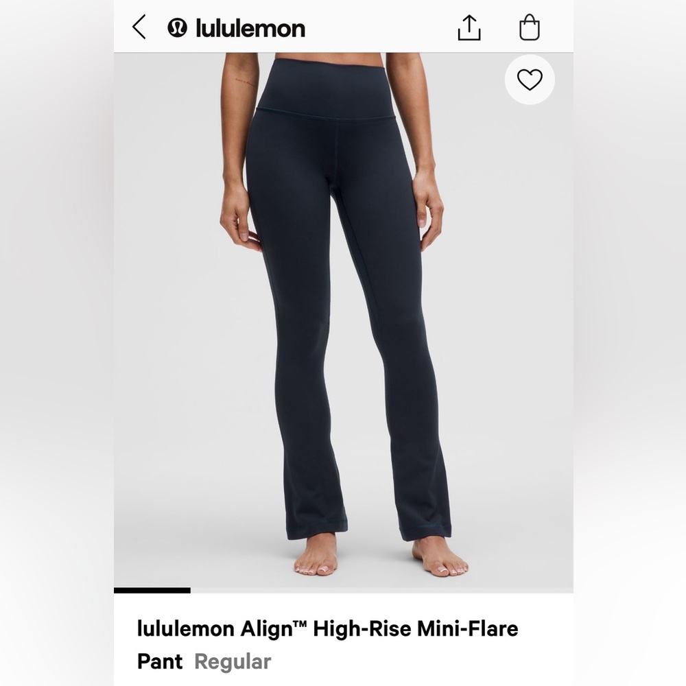 Lululemon Align High Rise Mini Flare Pant